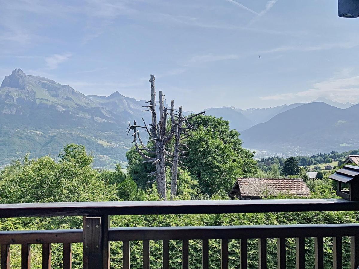 Studio Confortable Au Centre De Combloux Avec Parking Et Acces Ski Bus - Fr-1-560-35 المظهر الخارجي الصورة